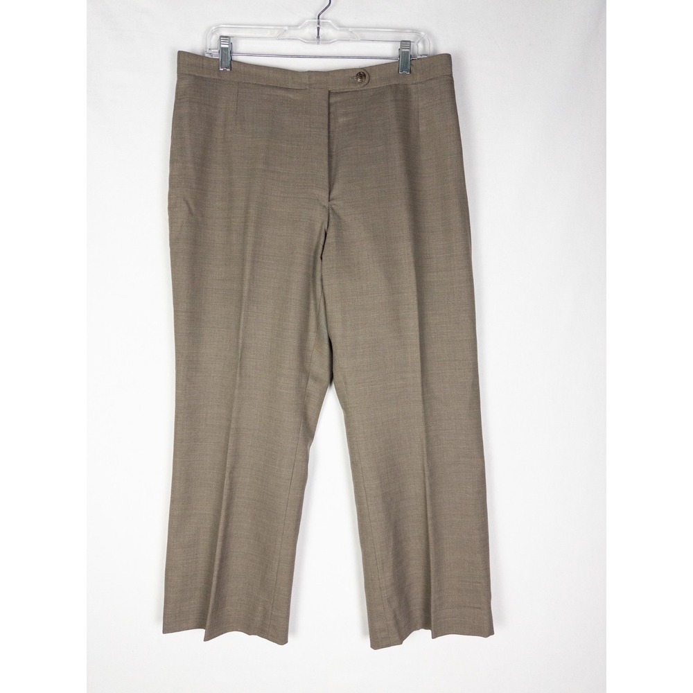 Holland‎ and Sherry Savile Row London Pants Womens 33x26 Brown Pleated Dress